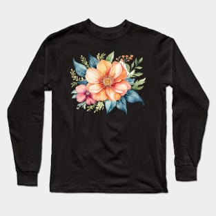 Vintage Flower Long Sleeve T-Shirt